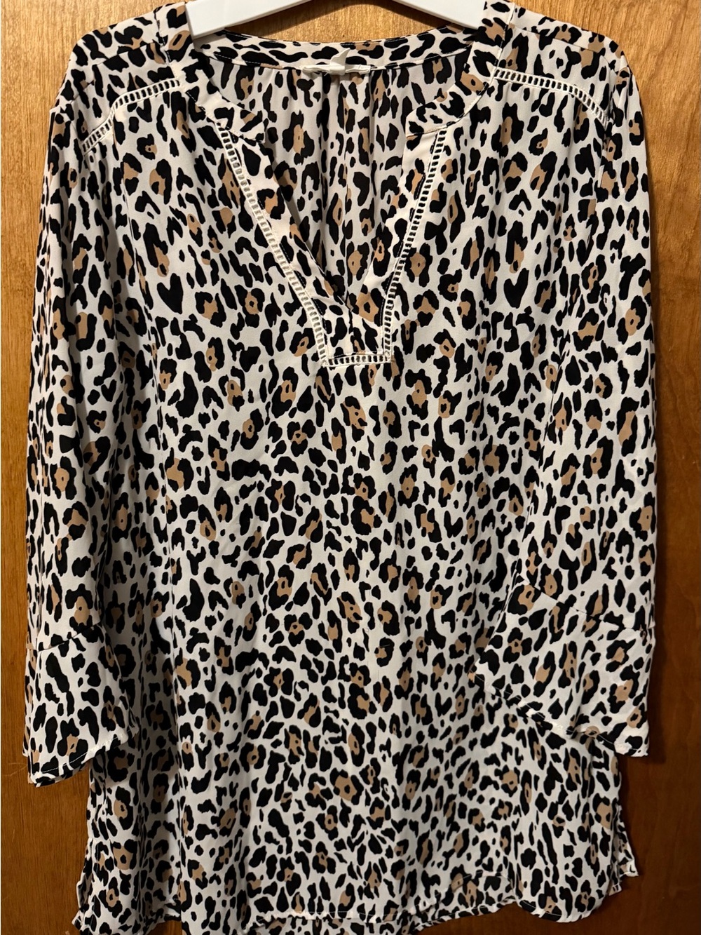 Maurices Leopard Print Tunic in Cream, Brown and Black